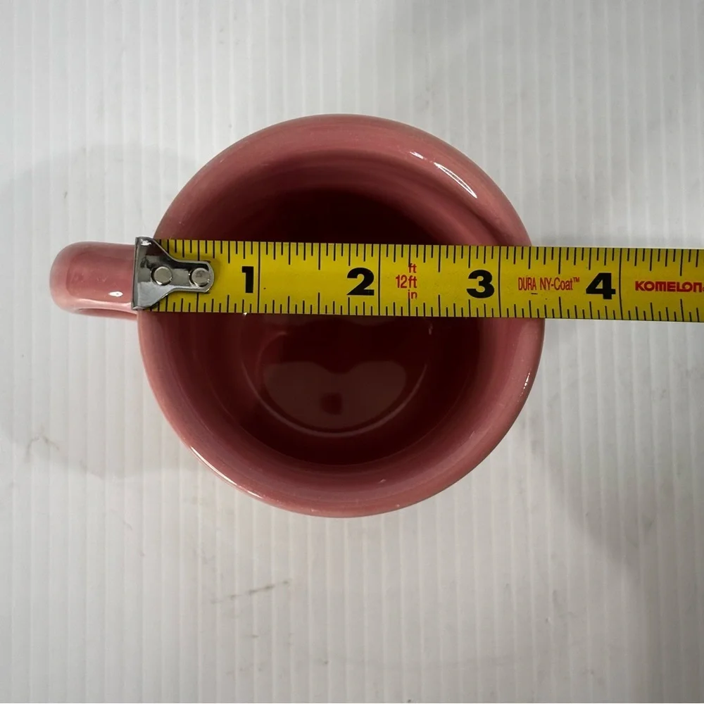 VTG Rare Homer Laughlin HLC/USA Coffee mug Cup Pink/rose/Blush Color 3.5”